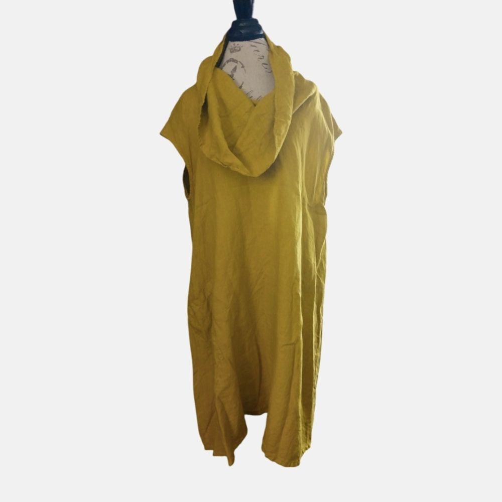 Bryn Walker Linen Dress Lagenlook Women's Large